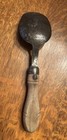 Vtg Butter Ice Cream Spade Paddle Spoon Metal Scoop Wood Handle Heavy Primitive — photo 6