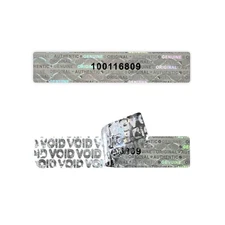 360 pcs Tamper Proof Hologram High Security Seal with Unique Sequential Serial