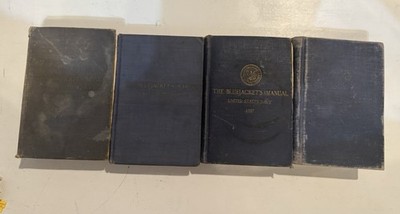 The Bluejacket's Manual (4) 1917 Lot!