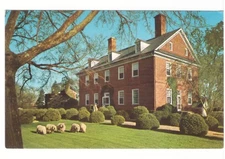 Berkeley Plantation, Williamsburg, Virginia Vintage Chrome Postcard