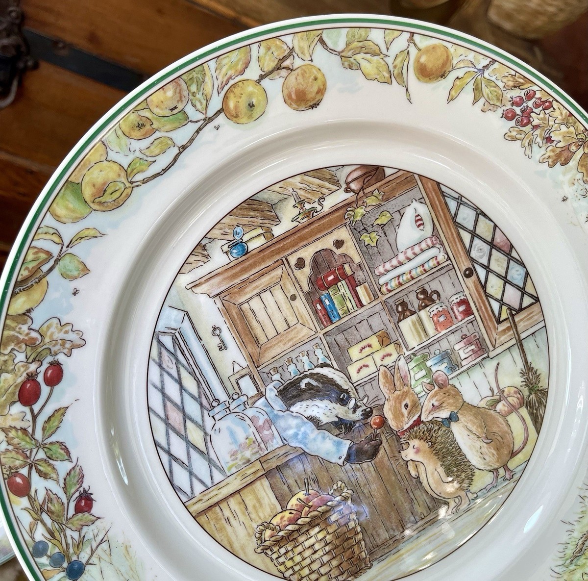 2 Vintage Villeroy & Boch Foxwood Tales Peter Paterson 1994 Dinner