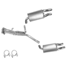 For 1986-1990 Chevrolet Corvette Exhaust System Rear Y Pipe With Dual Mufflers