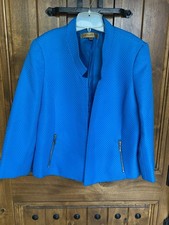 Nipon Boutique Women  s Blue Blazer Size 8