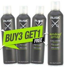 Rusk Working Spray 10 oz - Buy 3 Get 1 Free