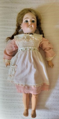 28'' Antique Bisque Head Composition Body  C. M. Bergmann, Simon & Halbig Doll