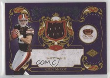 2010 Panini Crown Royale Rookie Royalty Materials 231/299 Colt McCoy #15 5w0