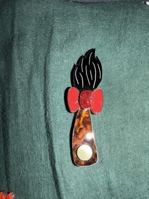 Winnifreds Tochter Glück Eselschwanz Acryl Brosche