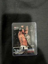 2018 Topps Now WWE AJ Styles Def. Samoa Joe Super Show-Down #57 SP