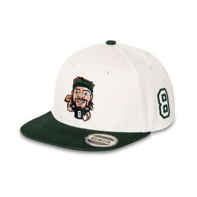 Aaron Rodgers NY Jets NFLPA Snapback Cap mit 3D Emoji
