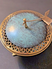 Vintage Oppenheim Judaica Trinket Dish Brass with bonus glass insert- Israel — photo 4