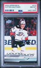 2024 Upper Deck #212 Cutter Gauthier PSA 8