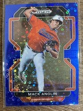 2022 Panini Prizm Draft Picks Mack Anglin Blue Circles /25 Clemson #PDP205  