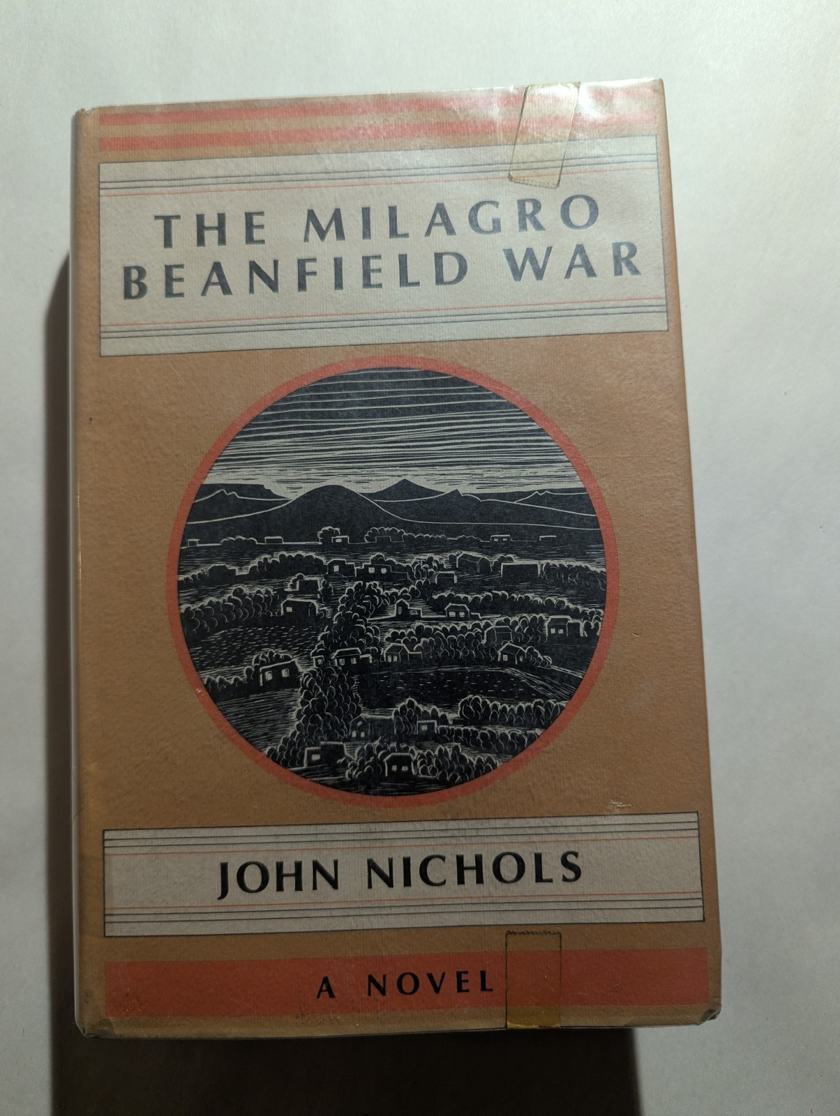 John Nichols / The Milagro Beanfield War 1st Edition 1974 HC DJ / Ex Library