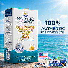 Nordic Naturals Ultimate Omega 2X Strength, 60 CT Exp 9/2028 - GENUINE REAL