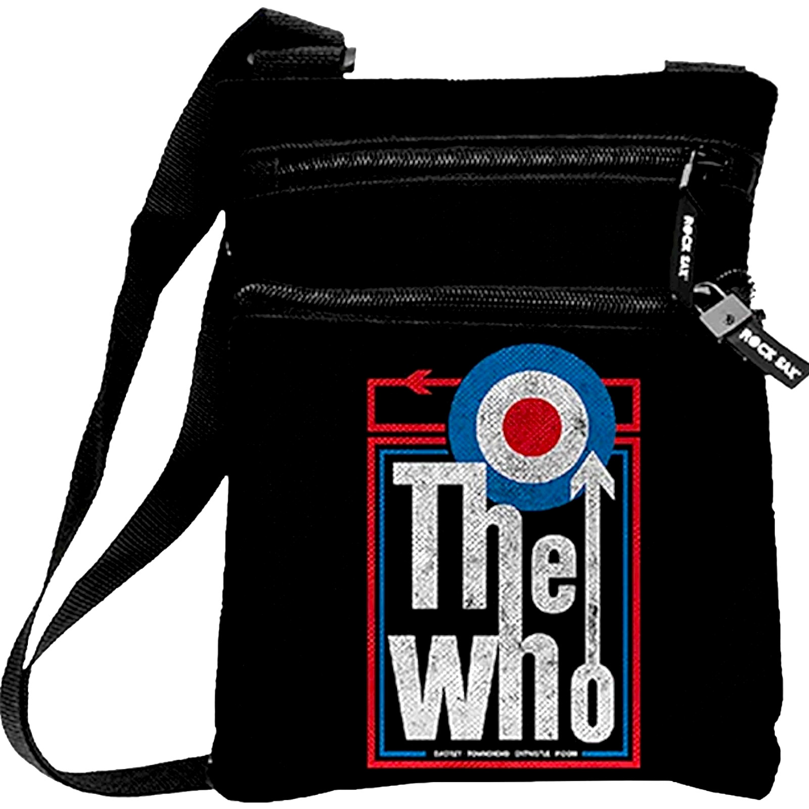 The Who - Distressed Target Logo Official Licensed Rocksax Body Bag New