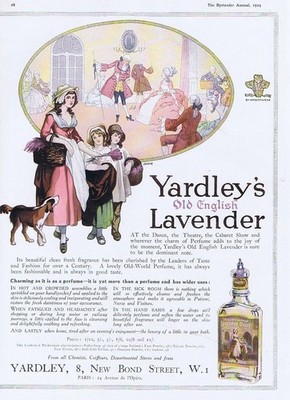 YARDLEY'S Old English Lavender - antike Werbung 1924