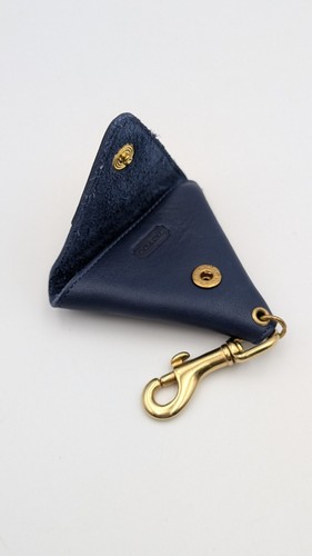 COACH Vintage Special Edition 1996 Olympics Leather Triangle Coin Case 380 Blue - Picture 3 of 10
