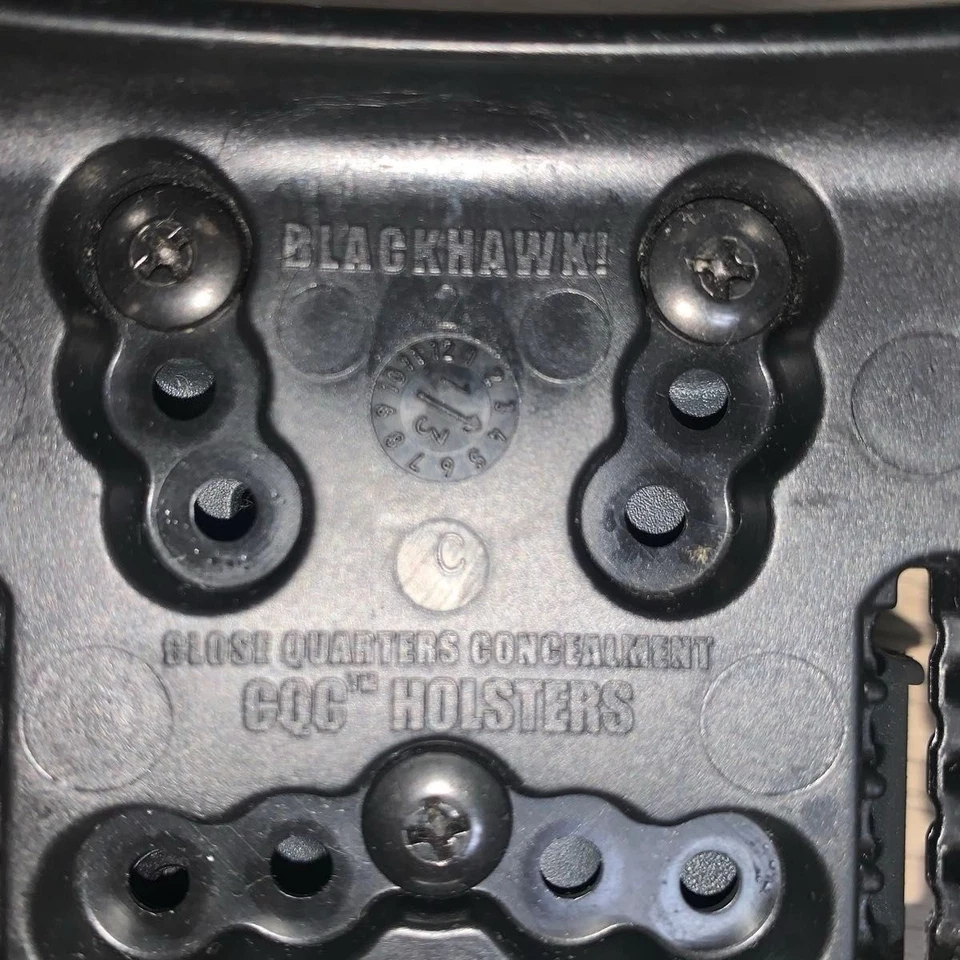 BLACKHAWK CQC Holster Left-Handed for Glock G19 Fits Tactical Used - Image 4 of 4