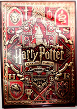 Theory11 Harry Potter Playing Cards Gryffindor Red Deck Premium Gold Foil Sealed