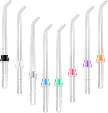 8 Pieces Compatible with Waterpik Replacement Flossers Replacement Tips, Classic