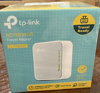 TP-Link AC750 Wi Fi Wireless Portable Nano Dual Band Travel Router TL-WR902AC