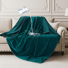 Waterproof Blanket for Couch, Reversible Leakproof 40"x60", Green
