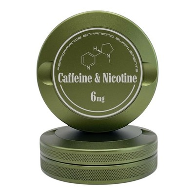 Syn Tin Caffeine | Metal Container for Zyn, Premium Aluminum Can & Rugged Pou...
