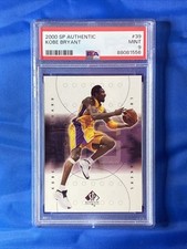 2000-01 Upper Deck SP Authentic Kobe Bryant #39 PSA 9