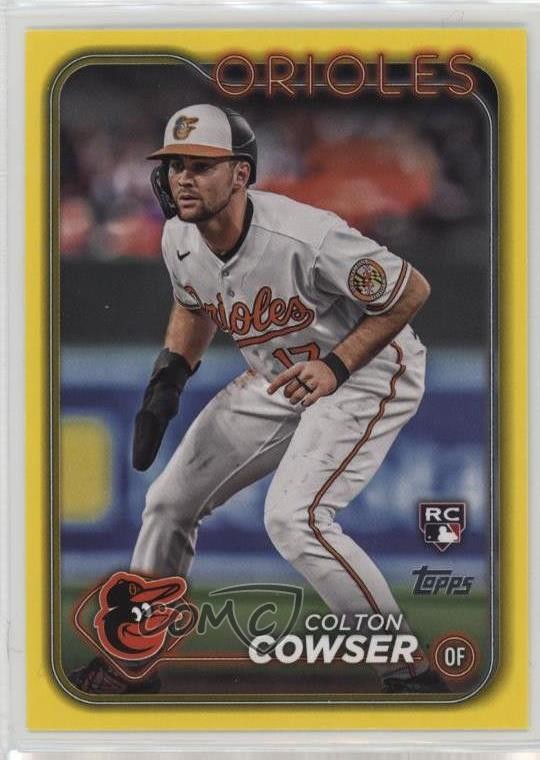 2024 Topps Series 1 Yellow Colton Cowser #257 0dm1