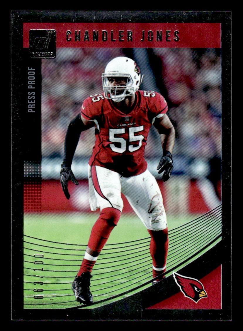2018 Donruss #3 Chandler Jones Press Proof Silver #d /100! CARDINALS