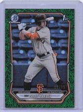 2026 Bowman #BCP-43 Parks Harber Chrome Prospects Green Grass Refractor #/99