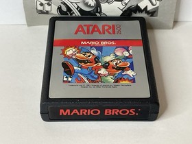 Mario Bros. (Atari 2600, 1983) Authentic Cartridge & Manual Only Cleaned Tested