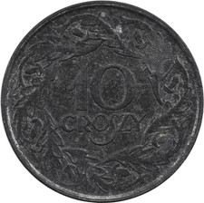 Poland (German Occupation WW II) - 10 Groszy - 1923 - Zinc