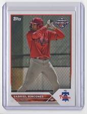 2023 Topps Pro Debut Gabriel Rincones FCL Phillies #PD-134