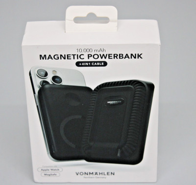 Vonmählen allroundo Pro All-in-One Powerbank 10.000 mAh Schwarz ALP00010 NEU
