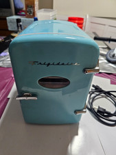 Frigidaire Retro Mini Personal Fridge Cooler EFMIS129 Blue | 6-Can 4L | Includes