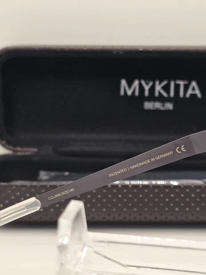 Nuevos marcos negros mykita "Jonas" hechos a mano en Alemania 53-15-140 Foto 4 de 4