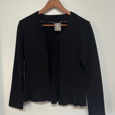 Dolan Black Open Front Blazer