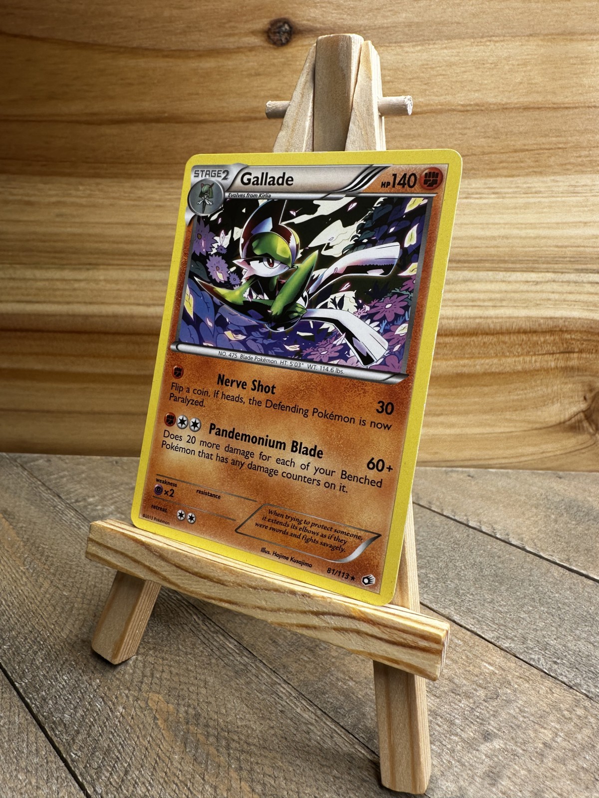 Pokemon Legendary Treasures Rare Gallade #81/113 Lightly played