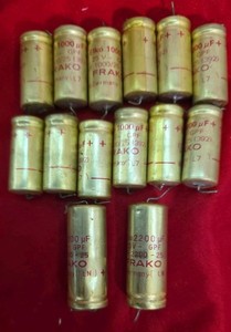 Lot OF 14(2) ELKO 2200UF,25V-GPF,(12) 1000UF 25V-GPF. SEE PHOTOS & DESCRIPTION
