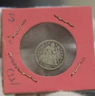 1853 Arrows US Seated Liberty Dime 10c G (Cleaned)