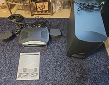 Bose AV 3-2-1 GS Media Center Complete W/ Speakers, Remote, Manual,cords,extras