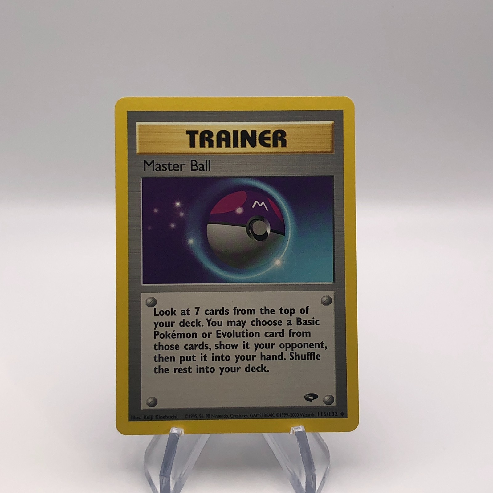 Pokemon Gym Challenge – Master Ball 116/132 – Uncommon Trainer – NM/LP