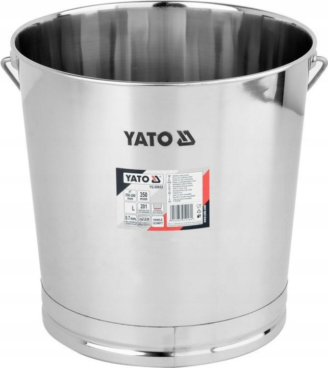 5906083052460 WIADRO POJEMNIK ZE STALI NIERDZEWNEJ 28L YATO 11890₽