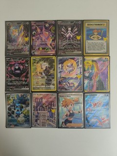 Nintendo Pokémon GCC lotto 12 carte ITA foil olografiche Holo Full Art.