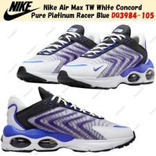 Nike Air Max TW White Concord Pure Platinum Racer Blue DQ3984-105 taglia uomo