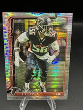 Leonard Floyd ~ 2025 Topps Chrome #18 ~ Pulsar Refractor ~ Falcons