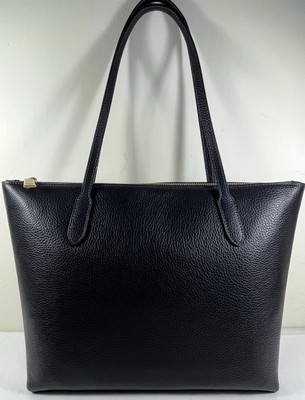 COACH CS010 Bella Top Zip Black Pebbled Leather TOTE | eBay display picture 1