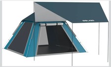 Golabs 2-3 Person Camping Tent w/ 9.5x8.5 ft Canopy, 3-Minute Setup