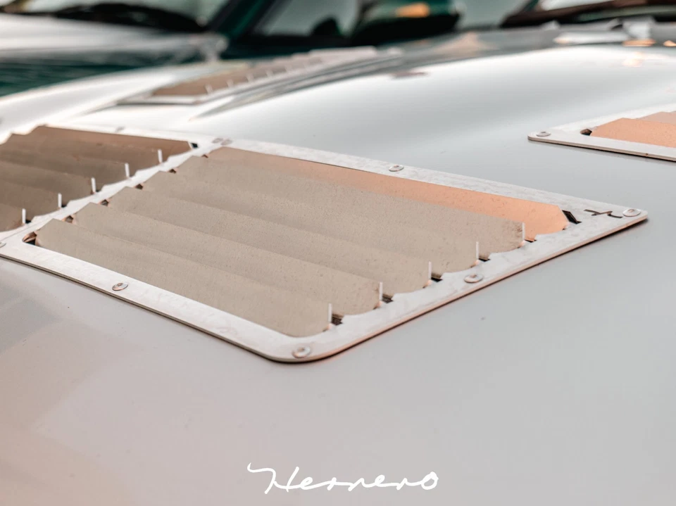 Universal Aluminium Bonnet Vents To help with heat flow out of Engine Bay - Image 3 of 4